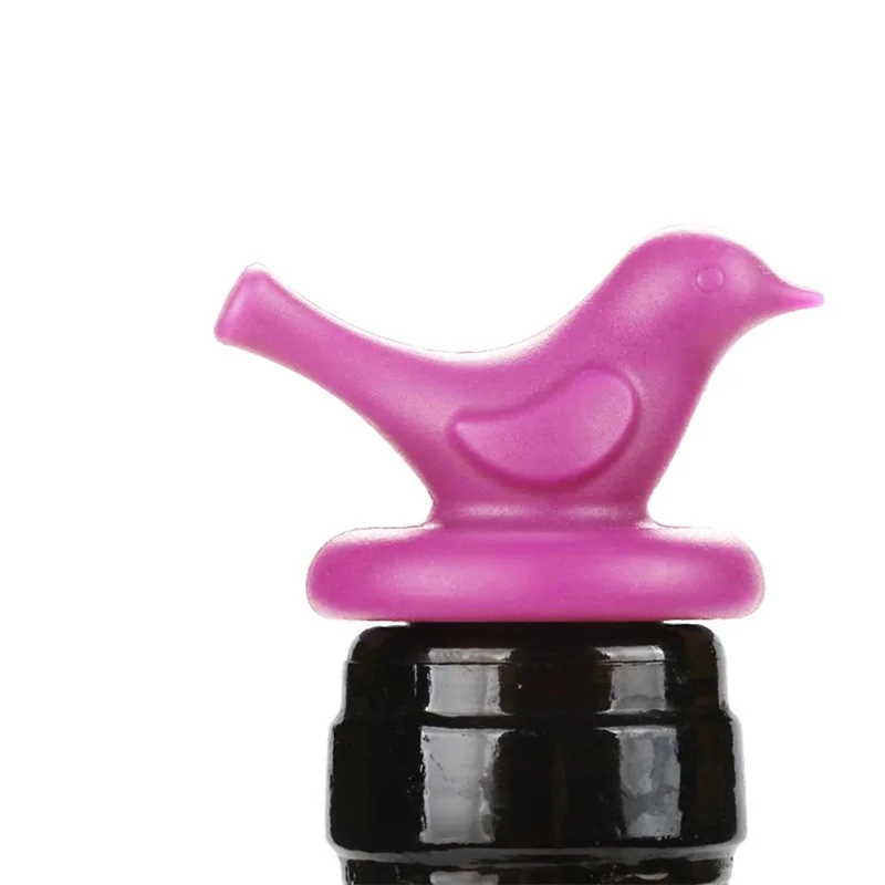 Силиконовая пробка для бутылки вина в форме птицы гибкие герметики шампанского