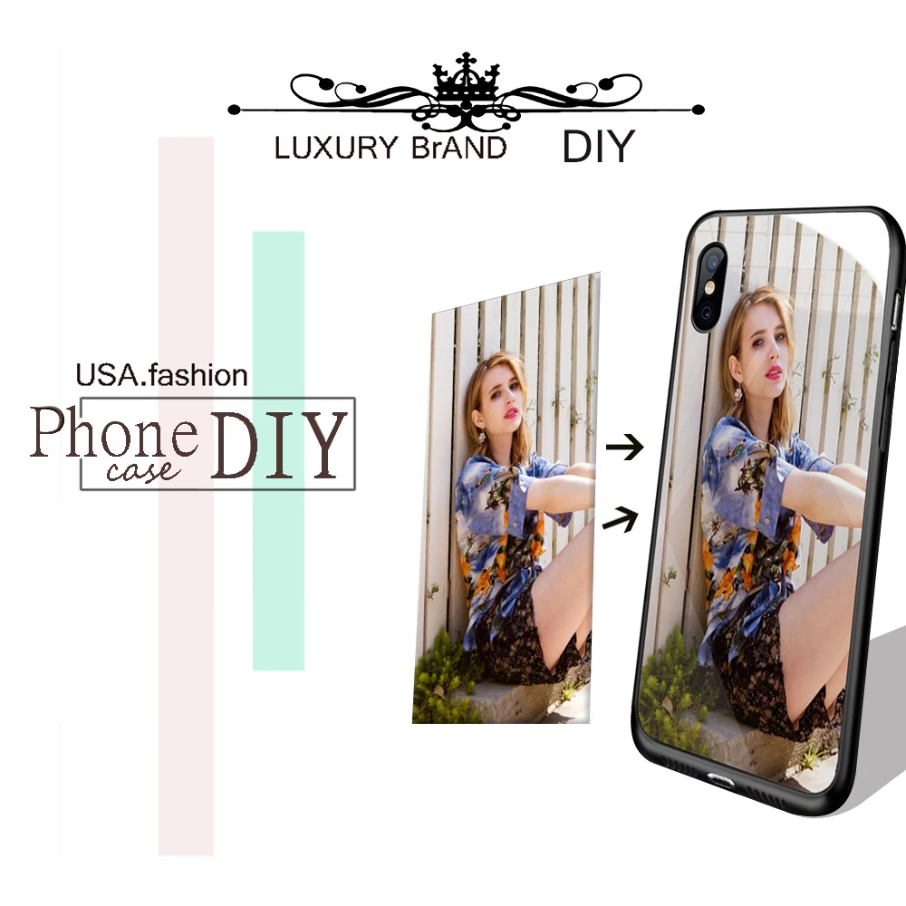 

world brand DIY Luxury Soft Silicone Phone Case cover For Iphone 5s Se 2020 6 6s 7 8 Plus X Xs Max Xr 11 Pro Max Custom funda