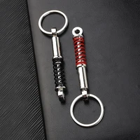 car accessories car auto tuning parts key chain shock absorber keychain keyring spring shock absorber