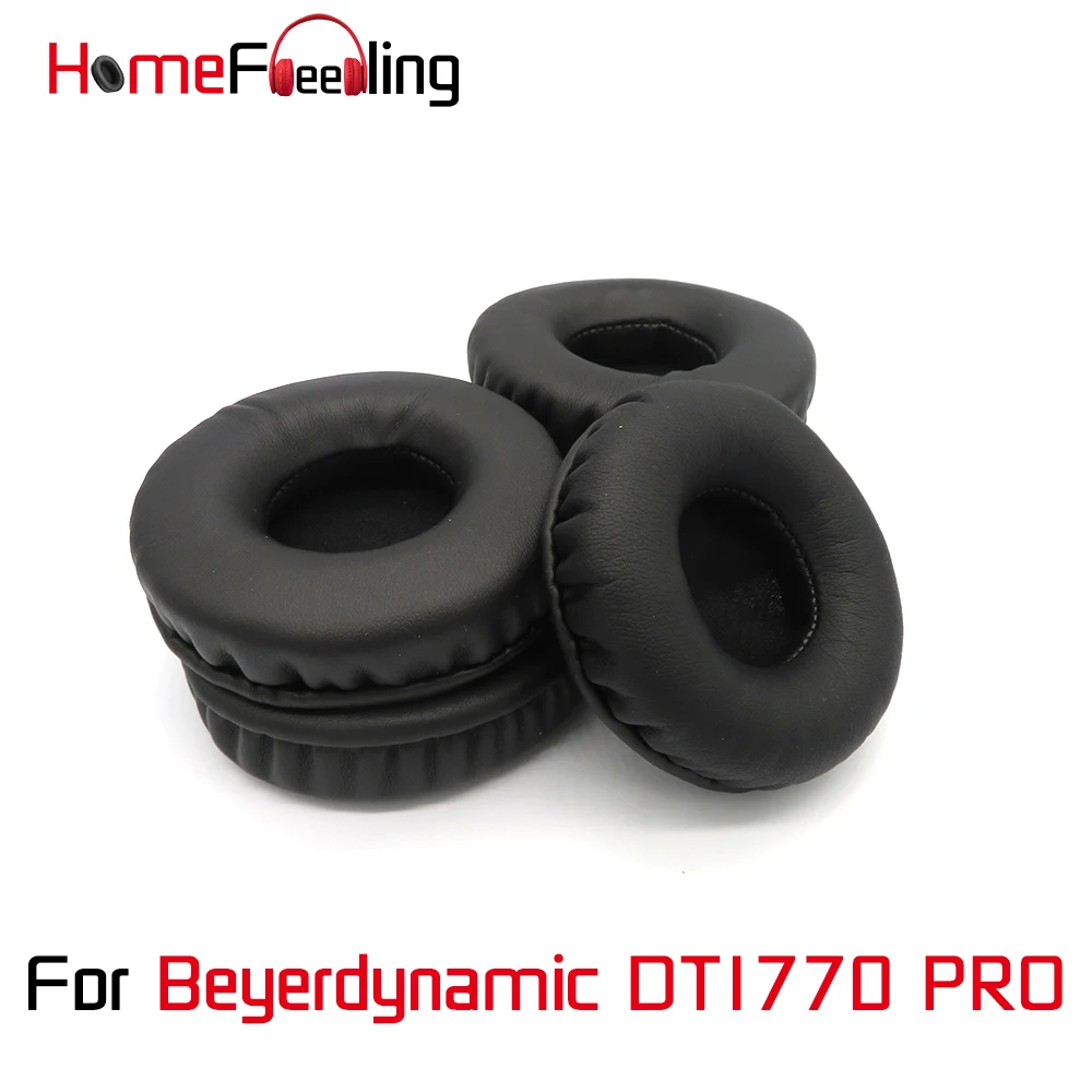 

Амбушюры Homefeeling для Beyerdynamic DT1770 PRO, круглые универсальные запасные части Leahter, амбушюры