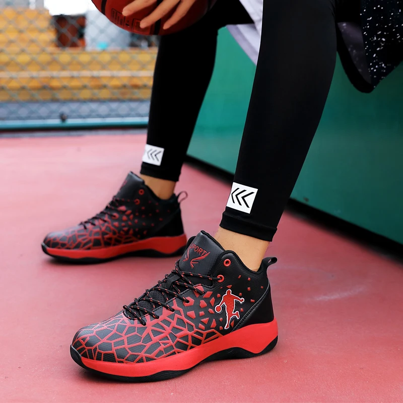 Новинка 2019 высокие мужские баскетбольные туфли классические спортивные