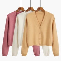 winter newly patchwork women cardigans 2021 fashion slim ladies knitted sweater long sleeve buttons sweater
