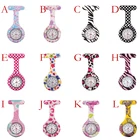 Клип на Fob нагрудный знак брошь, брошь в виде розового золота ФОБ часы для медсестер карман регулируемые часы для доктор цветочный вахта медсестер