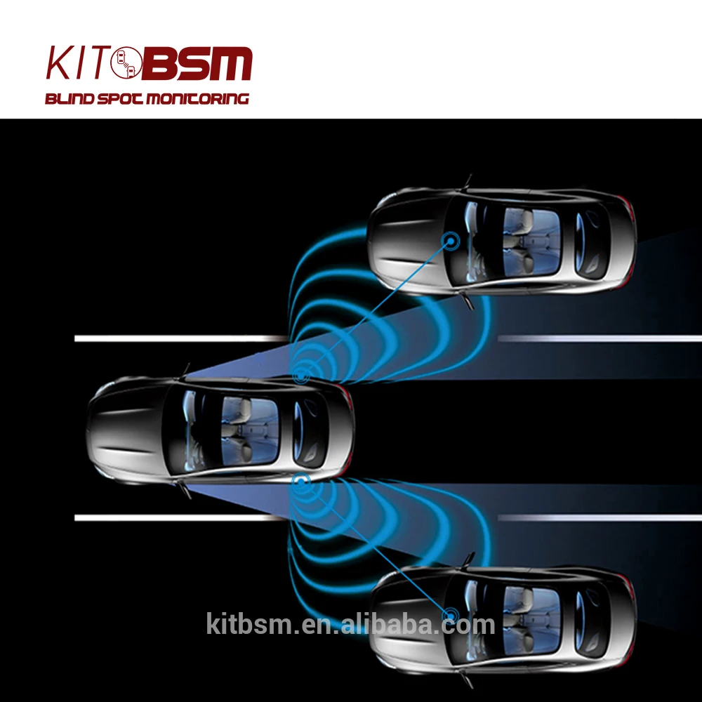 

kit bsm 2018 Car Blind Spot Detection System BSD Millimeter Radar Sensor Chang Lane LED Light Warning for Qashqai