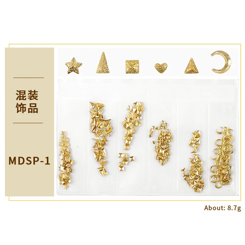 CHUNSHU 6 мешков в клетку Звезда Луна золотые заклепки аксессуары полый