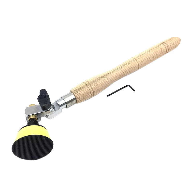 Вращающаяся деревянная чаша шлифовальный инструмент с шлифовальным диском для