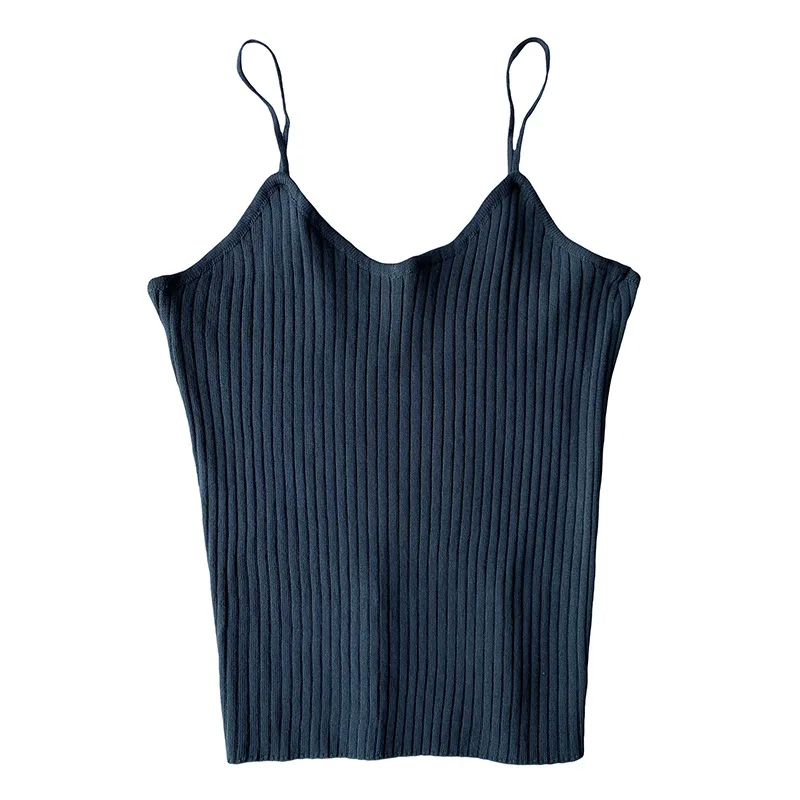 

Sexy women corset Summer Knitting Sexy Skinny Camisoles Korean Style Slim All-match Outwear Womens Simple Fashion Chic Casual