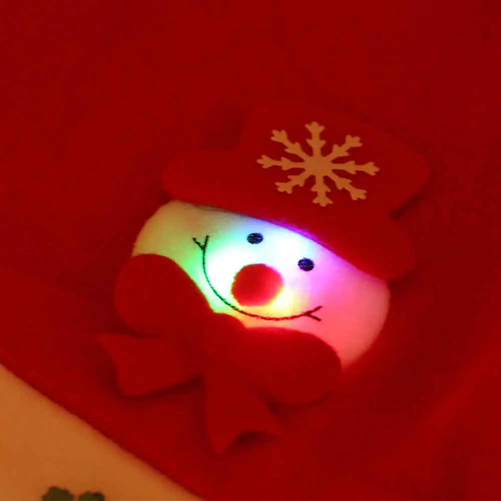 Детские шапки с рождественским декором снеговик Санта Клаус помпон