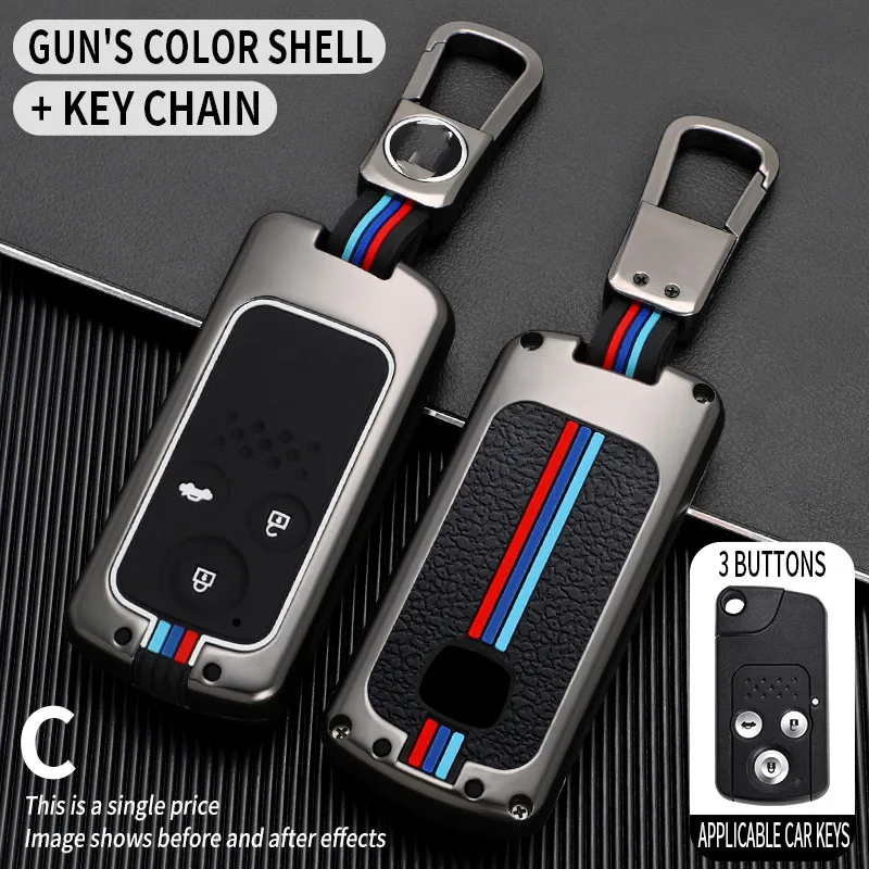 

Car Key Case Cover for Honda Acura MDX RDX TL TSX ZDX Accord Accessories Car-Styling Holder Shell Keychain Protection