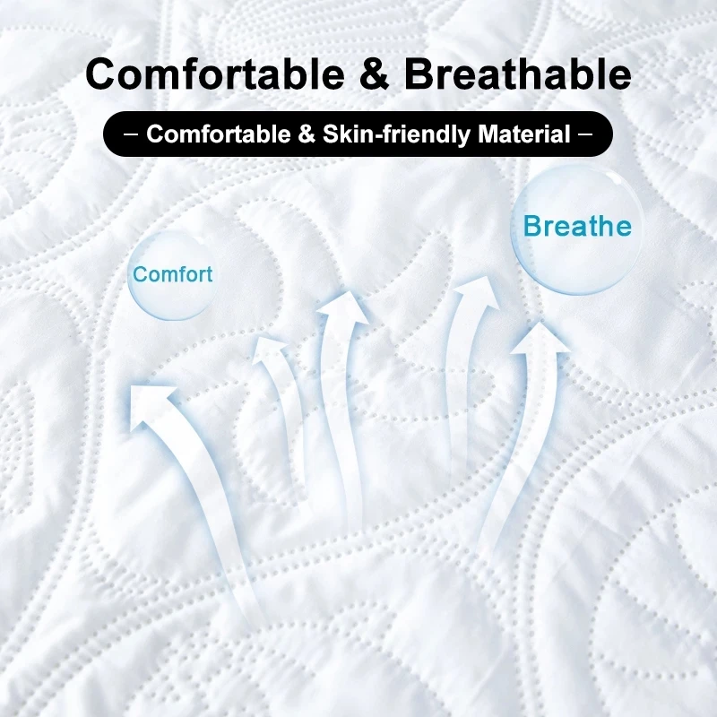 WOSTAR стеганый плотный чехол на матрас защита для семейного отеля двойная кровать