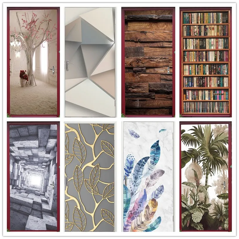 Серый геометрический постер для домашнего декора ретро арт дверные наклейки из