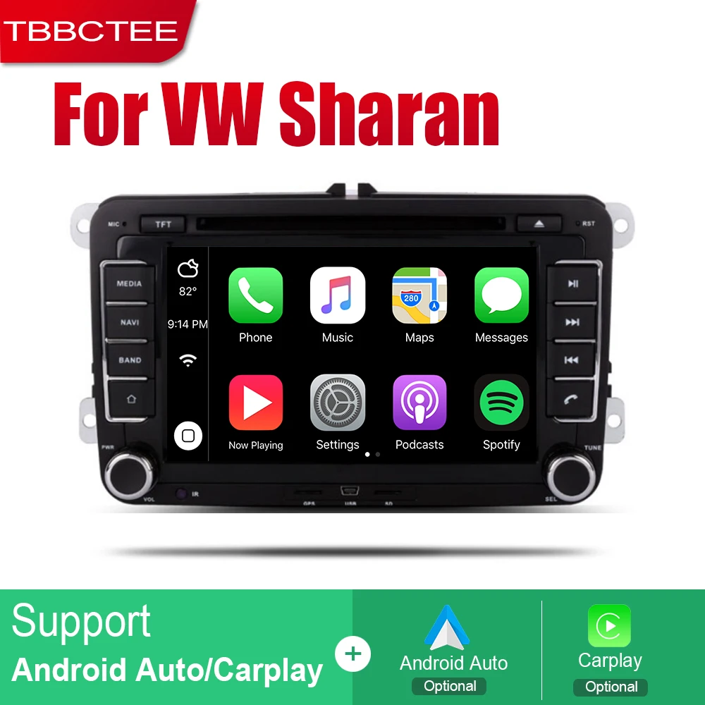 TBBCTEE автомобильный dvd плеер gps навигация для Volkswagen VW Sharan 2010 ~ 2018 Android мультимедийная