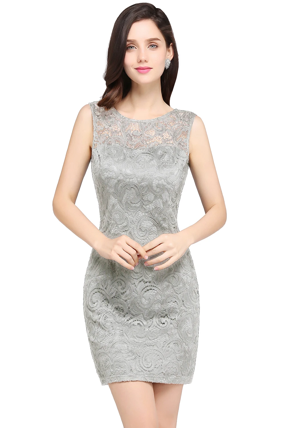 Sliver Vestidos De Fiesta Новое поступление черные короткие коктейльные платья сексуальное платье Вечерние мини платья в течение 3 дней - Цвет: Sliver