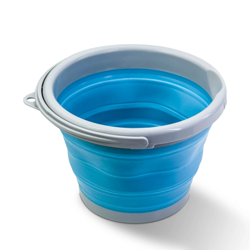 Складной выдвижной кухонный инструмент силиконовое ведро для полива небольшого