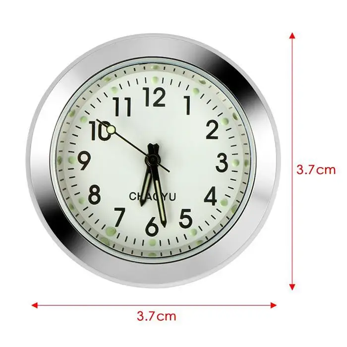 Car Clock Thermometer Auto Ornaments Digital Clocks Decoration Charms Interior Dashboard Watch Decor In Accessories |
