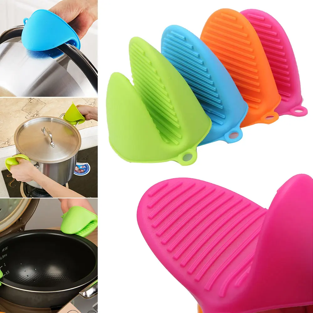 1 шт. анти ожога Сгущает силиконовый кухонный Органайзер изолированный Термопот