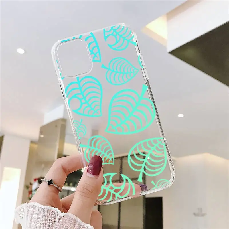 

Around Animal Crossing Phone Case Transparent for iPhone 11 12 mini pro XS MAX 8 7 6 6S Plus X 5S SE 2020 XR