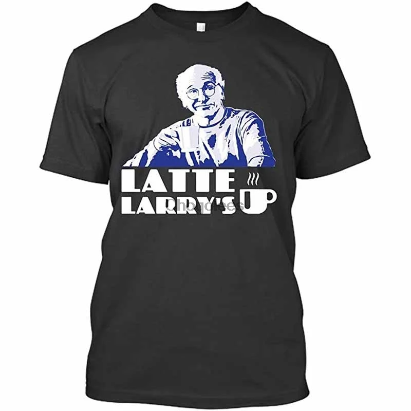 Латте футболка Ларри Дэвид лучшая фанатская | Мужская одежда