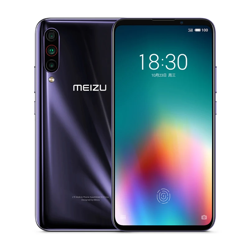 Meizu 16T мобильный телефон, 6,5 дюймов, 6 ГБ ОЗУ, 128 Гб ПЗУ, Восьмиядерный процессор Snapdragon 855, Android 9,0, тройная камера, 4500 мАч, Samrtphone