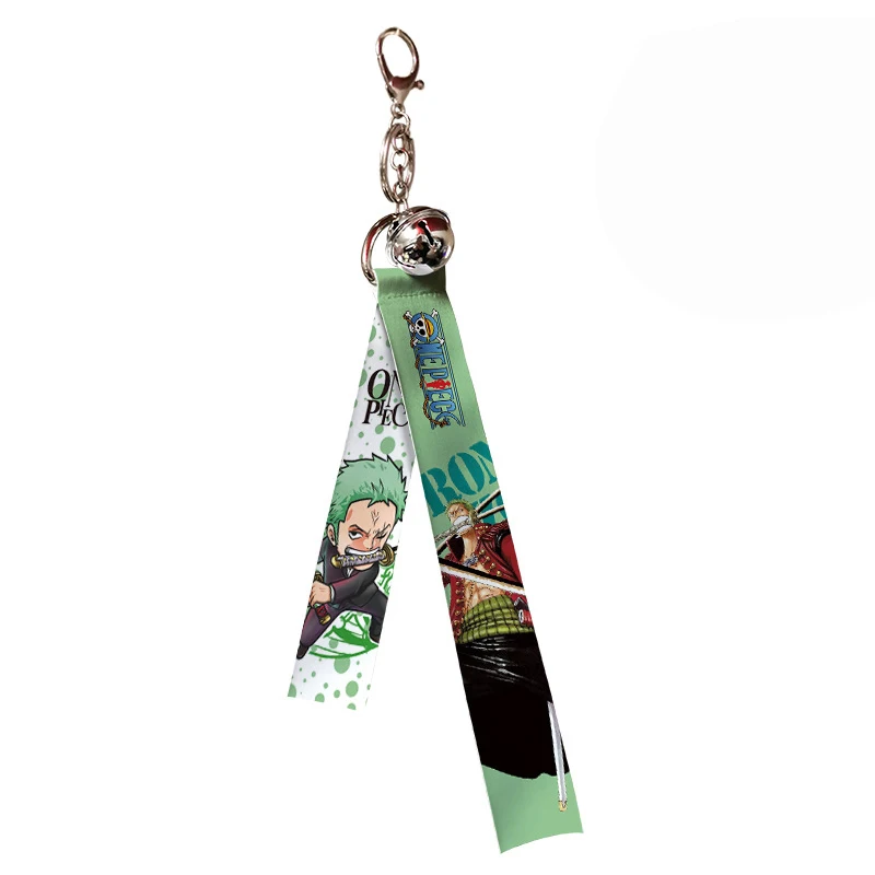 

One Piece Ribbon Bell Key Chain Alloy Keychain Accessories Pendant Key Ring Charms Keychains for Ladies