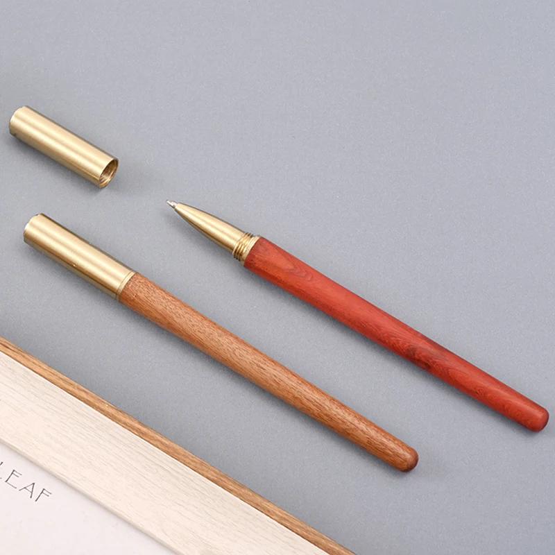 1 шт. креативные канцелярские принадлежности Бамбуковая палисандр гелевая ручка