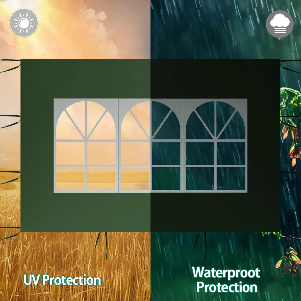 Переносная уличная палатка из ткани Оксфорд боковая стена водонепроницаемая