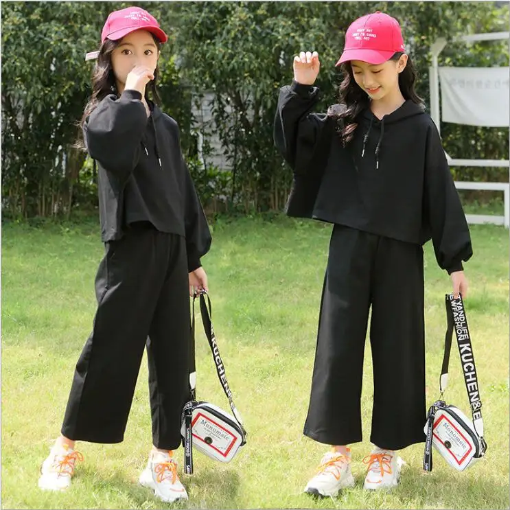 Комплект одежды для девочек детский весенний комплект толстовка + штаны