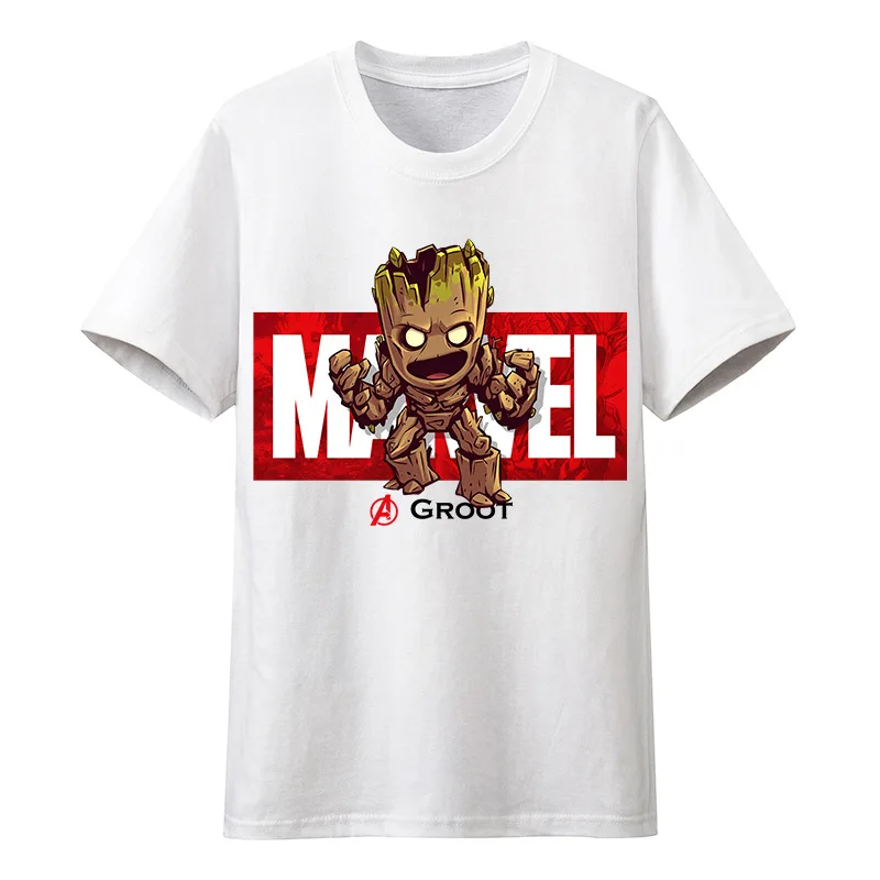 Marvel стражи Галактики Грут 10th годовщине мультфильм графический принт Милая