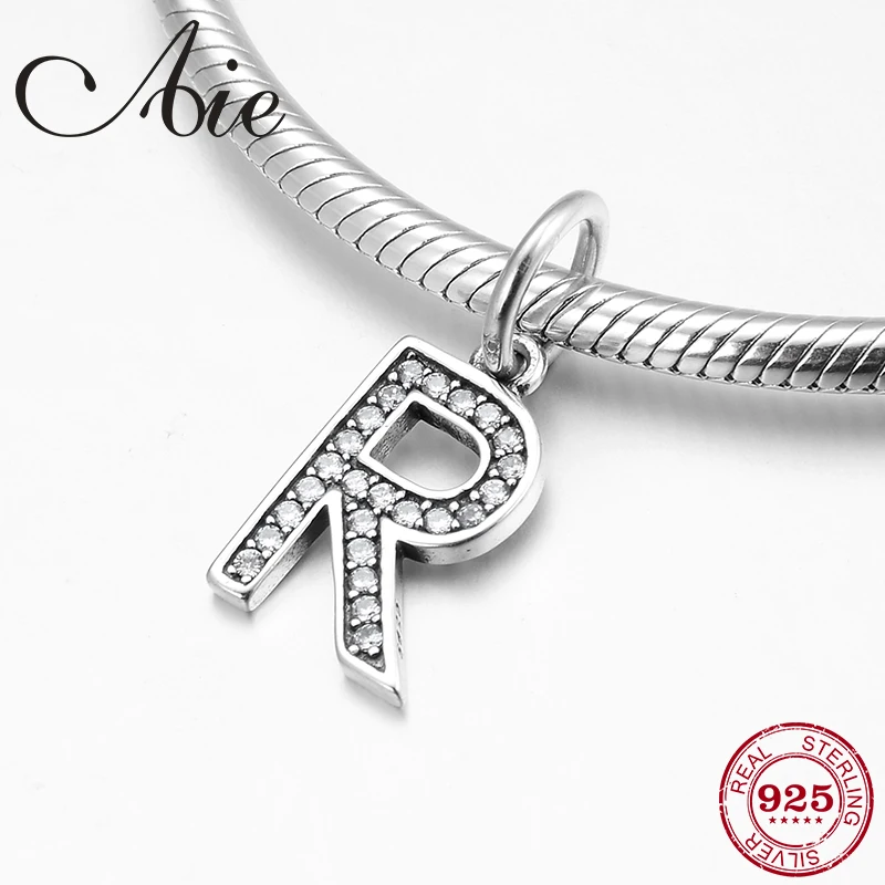 Подвеска из серебра 925 пробы в виде букв алфавита | Украшения и аксессуары