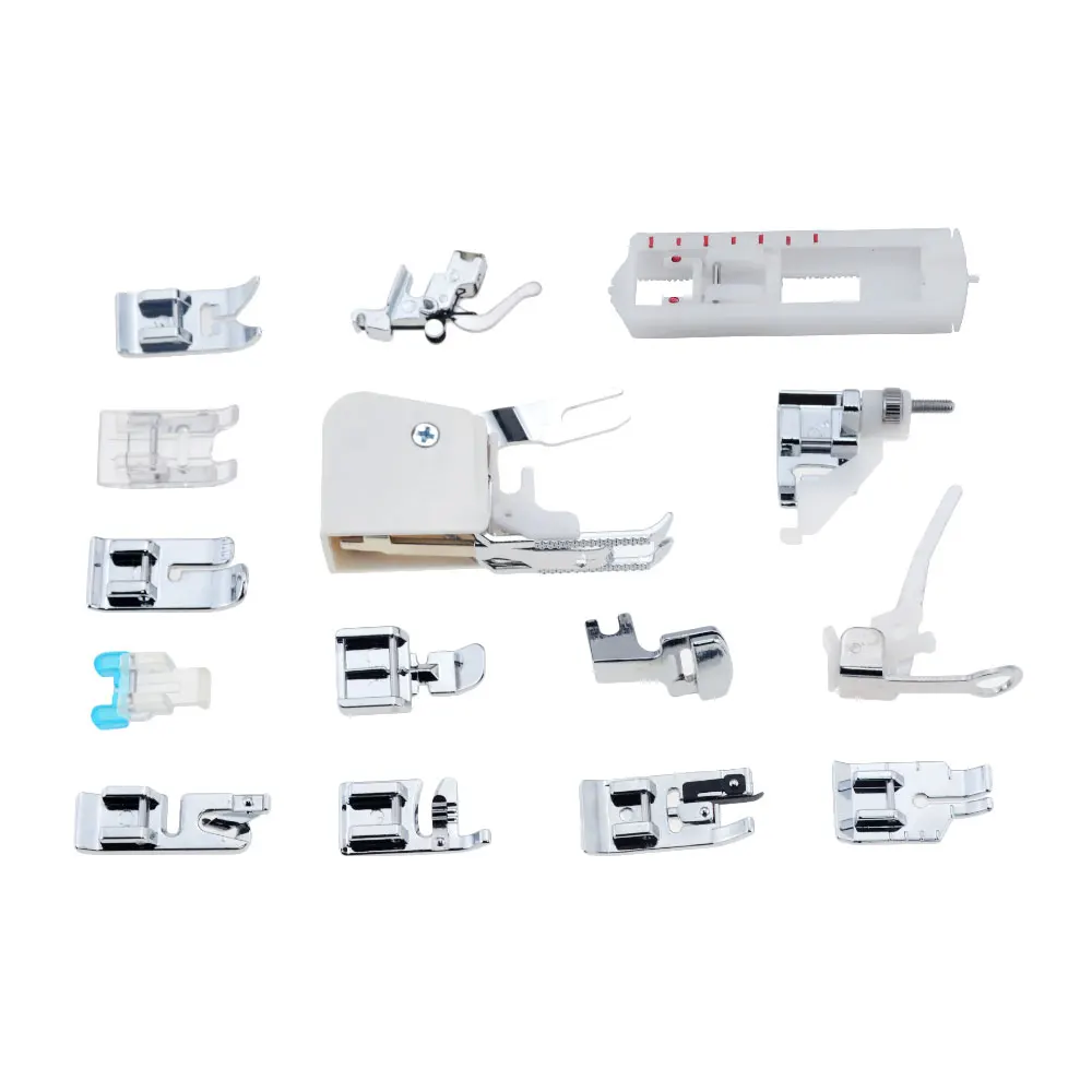 15 шт. многофункциональная лапка для ног швейная машина поставки прижимная