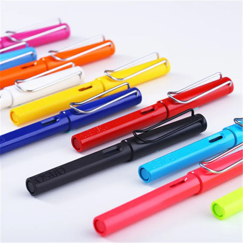 

1-Piece OASO 007 Ink Pens for Writing EF F Fountain Pen for Student Transparent Pen with School Office Supplies