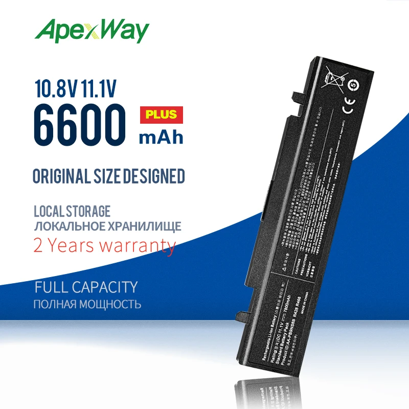 

Аккумулятор для SAMSUNG, 6600 мАч, 11,1 В, батарея для SAMSUNG, AA, PB9NC6B, R468, R458, R522, R580, R540, R530, R519, pb9nc6b, np350v5c, np350e5c