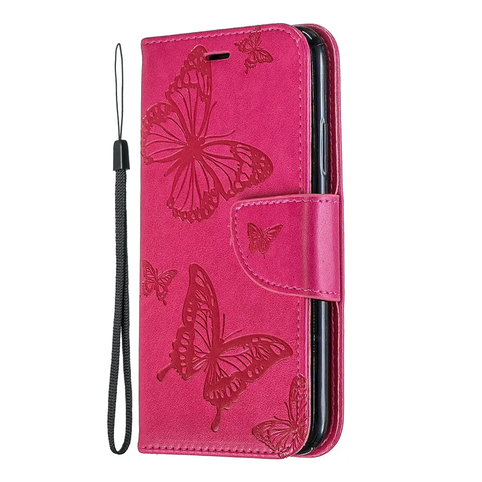 Милая рамка с медвежонком, кожаные флип-Чехлы для Apple iPhone 7, 8 Plus, 6 S, 5S, SE, книга, Fundas, слот для карт, кошелек, капа, сплошной цвет, P07F - Цвет: Rose