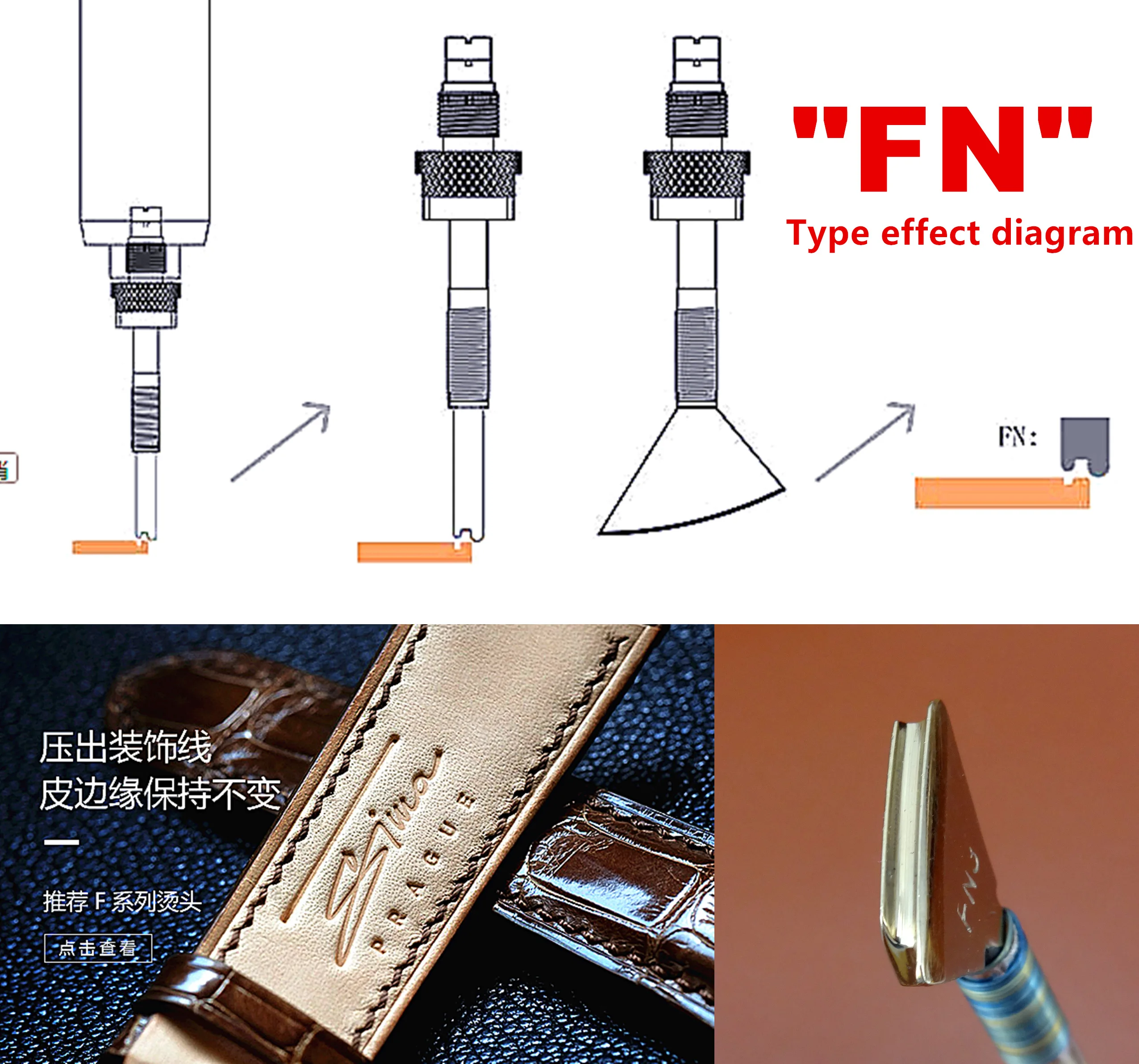 6 видов S FN серия кожевенное ремесло электрическая машина для резки окантовки и