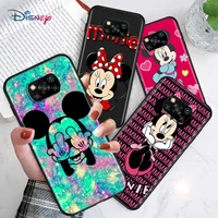 Disney Cartoon Animation Lovely Mickey Mouse For Xiaomi Poco NFC Lite Pro Soft Black Phone Case