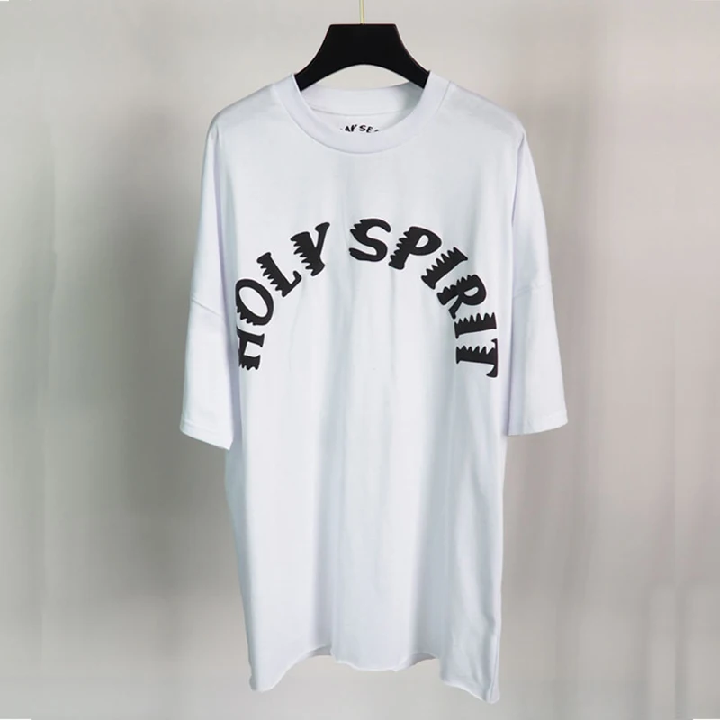 Уличная одежда Kanye West Sunday Service топы футболки с 3D принтом из пенопласта хлопковая