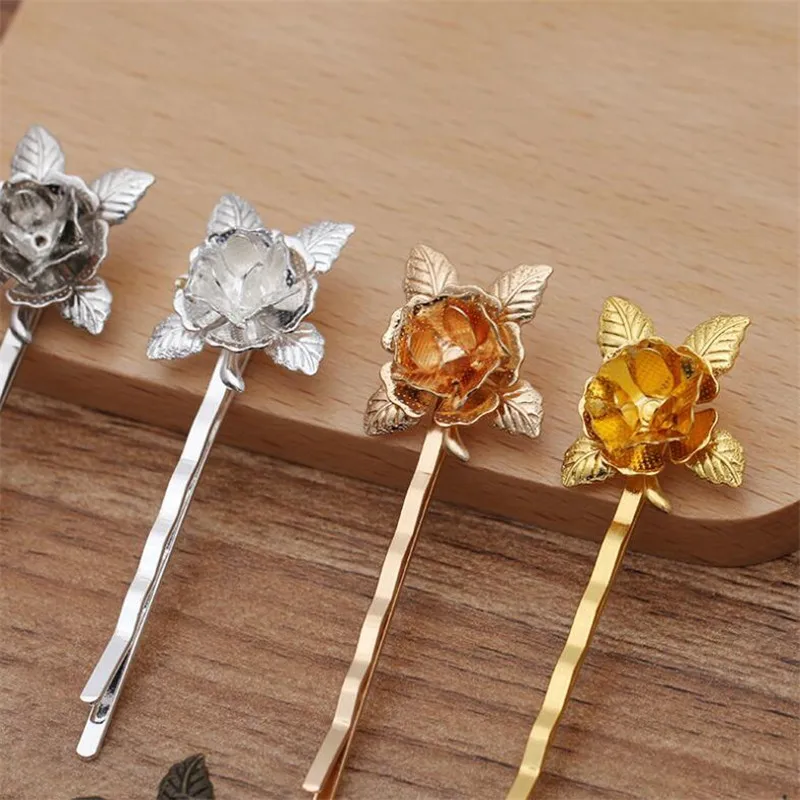 Заколки для волос 10 шт. винтажные женские заколки в виде розы стиле ретро |