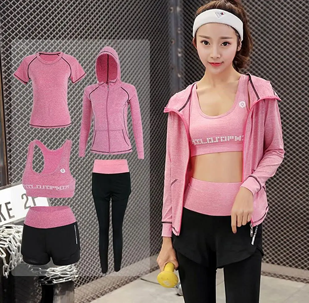 

Women&Running outdoor gym professional four seasons yoga suit Slim shaping Sport Suits Fitness Yoga Running Athletic Tracksuits