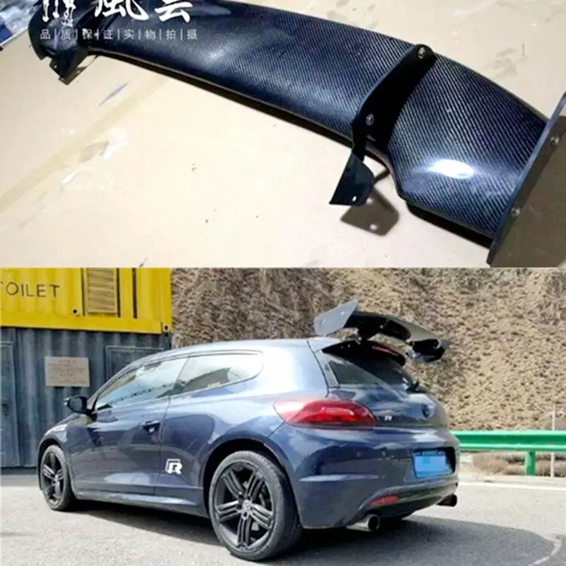 Спойлер для Volkswagen VW Scirocco GT style из углеродного волокна с задней крышей 2010 +|Спойлеры
