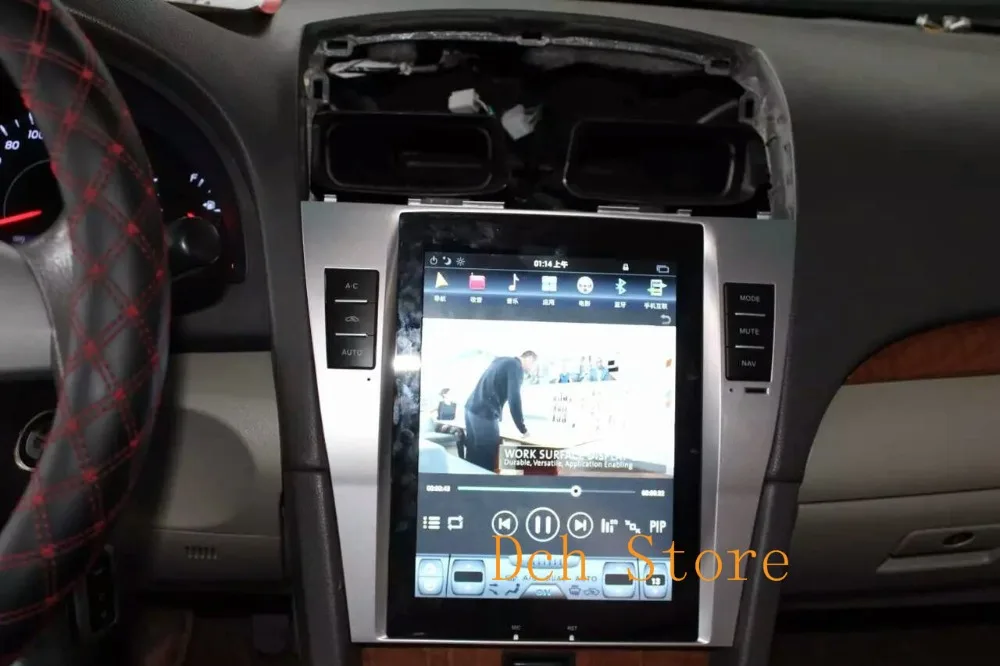 10 4 ''вертикальный экран Tesla Style Android 8 1 автомобильный DVD плеер GPS навигация Радио