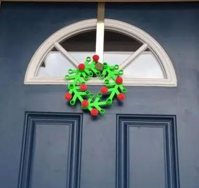 Plastic Christmas Wreath | Дом и сад