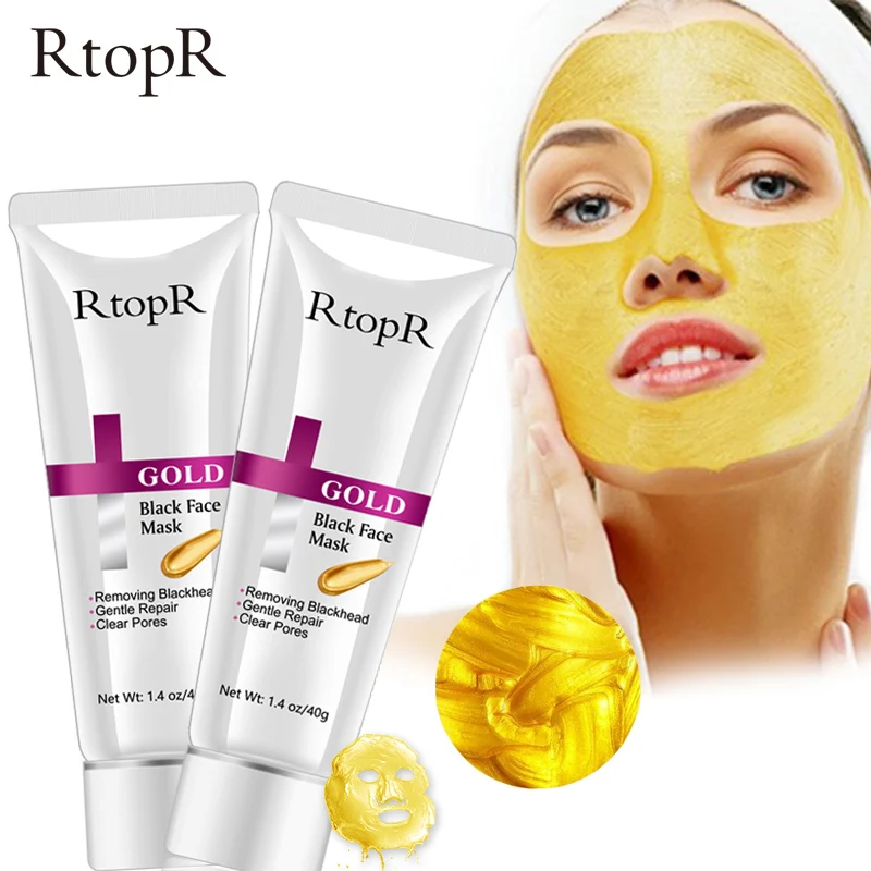 2 шт. RtopR горячая Распродажа золотой гель для удаления угрей пилинг пор лечение