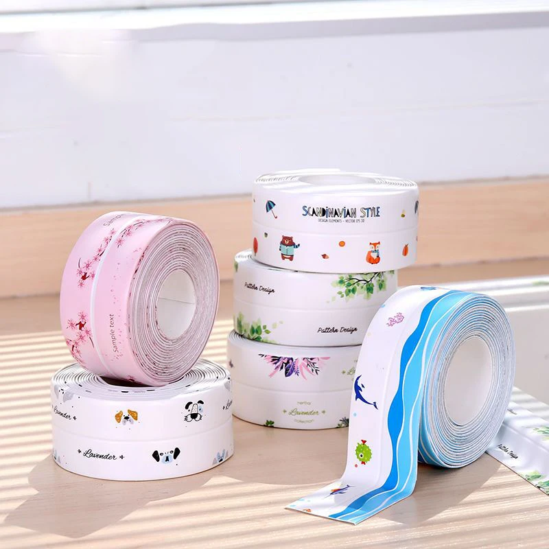 

Anti-Mold Strips For Washing Dishes Household Sealing Edge Waterproof Tape Kitchen Sink Waterproof Stickers Door And Window Seam