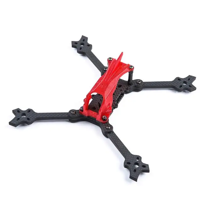 frame W red Canopy IFlight гонки H5 205 мм 5 дюймов FPV велосипедная Рама с 5 мм рукояткой/навесом совместимый XING X2207 двигатель/Nazgul 5140 prop для FPV гоночного дрона - Цвет: frame W red Canopy