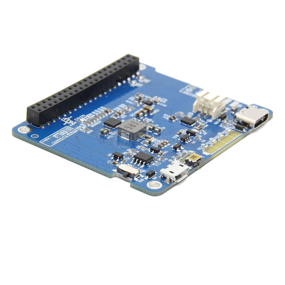 Raspberry Pi 4 Модель B/3B+/3B UPS HAT 2 с тип-c, литий-ионный аккумулятор источник питания плата расширения(без батареи