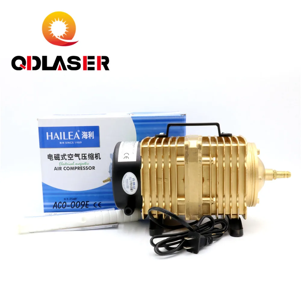 

QDLASER ACO-009E 160W Air Compressor Electrical Magnetic Air Pump for CO2 Laser Engraving Cutting Machine