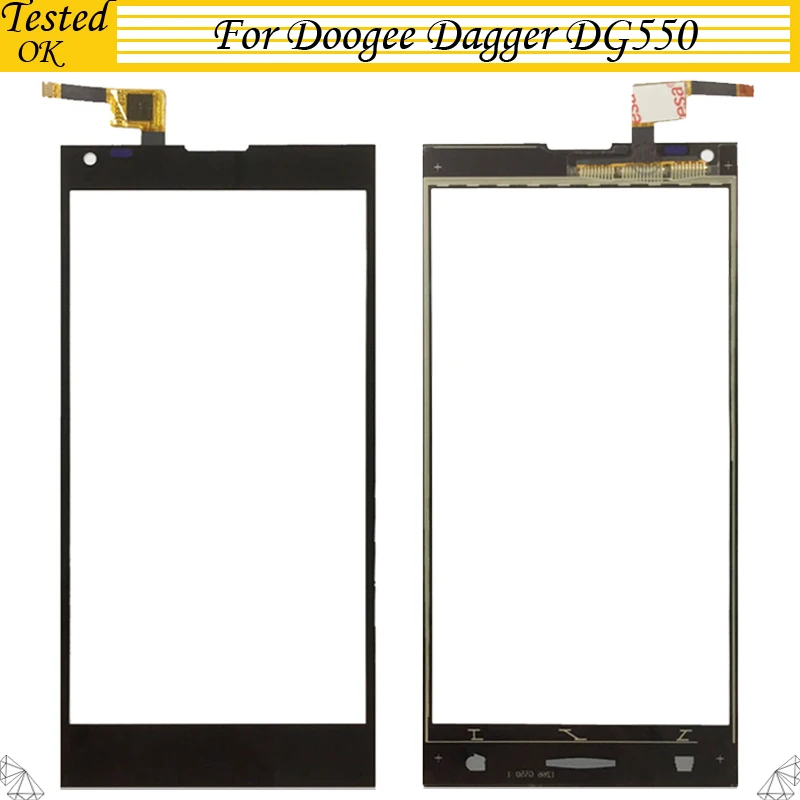 5.5inch For 5.5" Doogee Dagger DG550 Touch Screen outer Glass Panel Lens Digitizer Dooge TouchScreen | Мобильные телефоны и