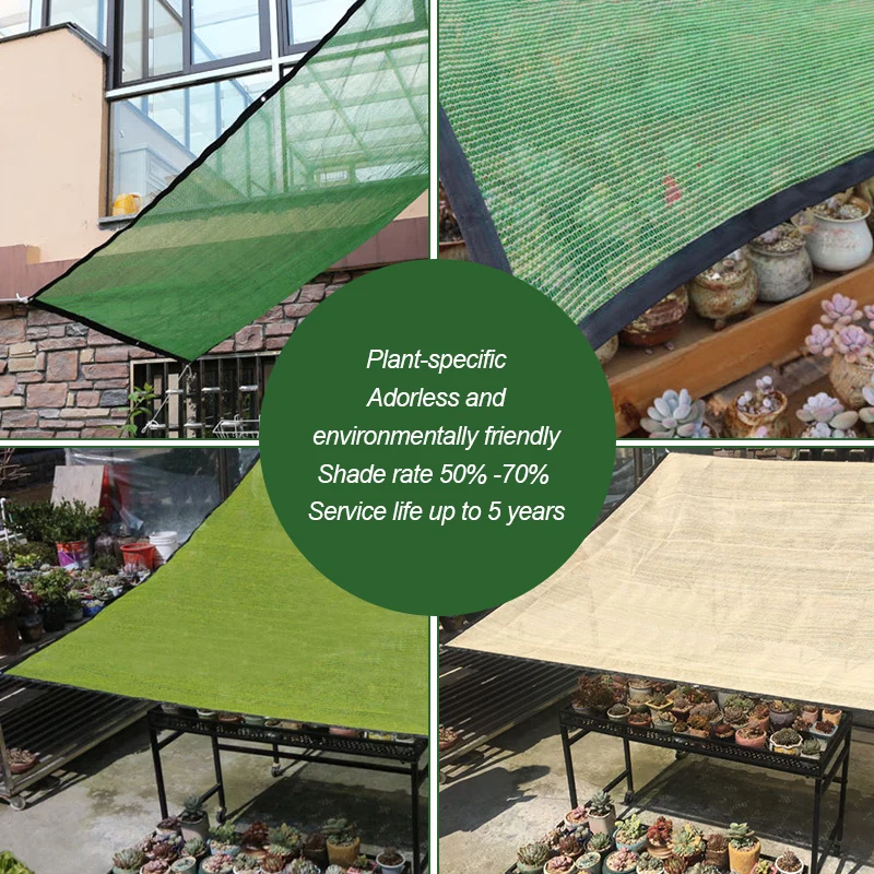 

50-70% Sunblock Shade Cloth Cover For Plants Gardening Succulents Flowers Dedicated Shading Net 1