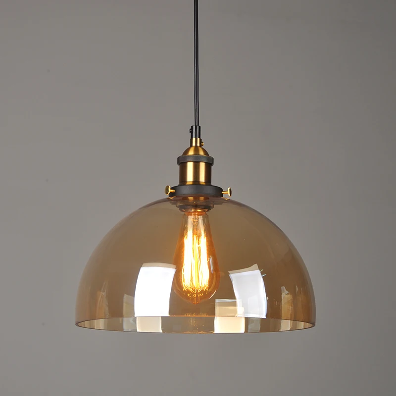 Американский Железный винтажный небольшой медный зонт в стиле лофт подвесной