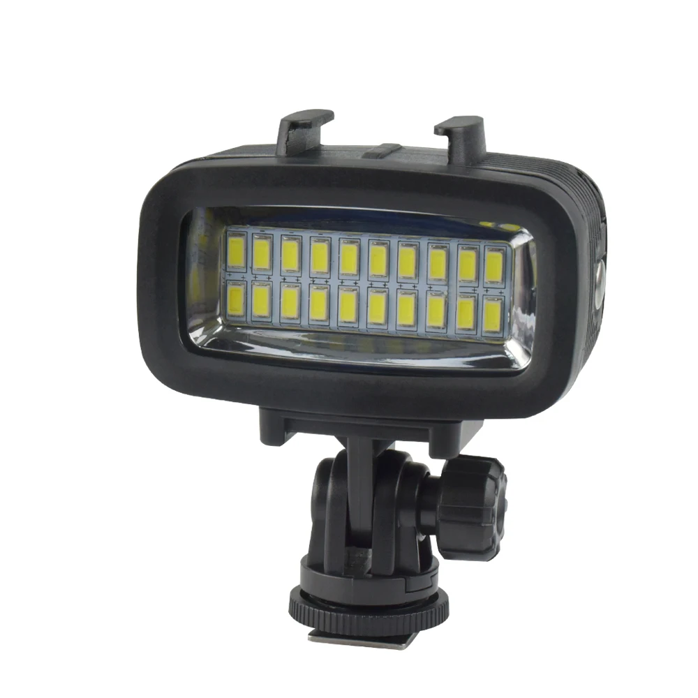 

Potable Waterproof Flash For Gopro Canon Sony Nikon Phone Underwater 40m Dive Photography 1800LM Fill Light Camera Accessory
